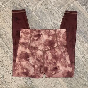 Athleta Printed 7/8 Tight